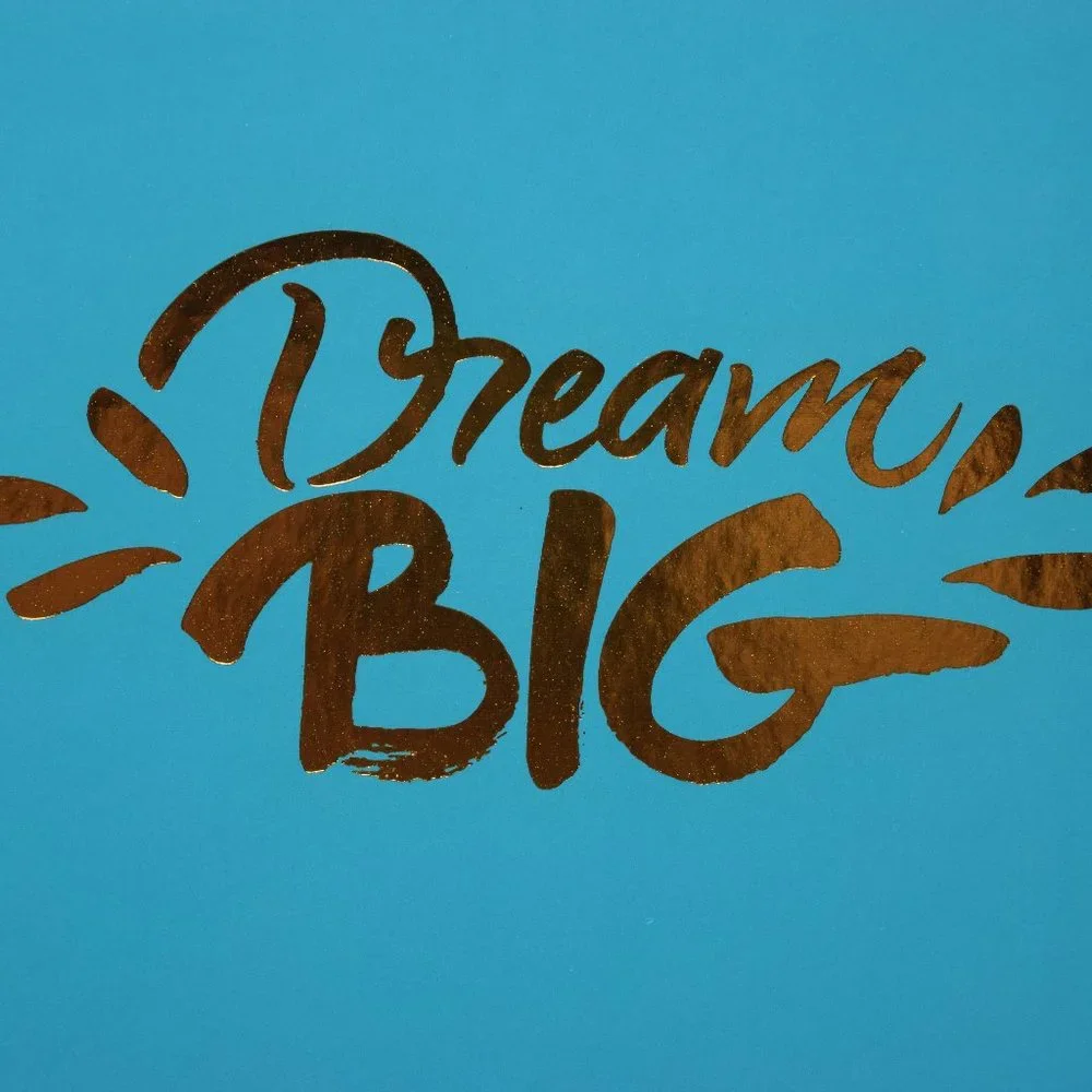 Dream Big Spiral Journal Hardcover Lined Pages Diary Back to School Notes Doodle